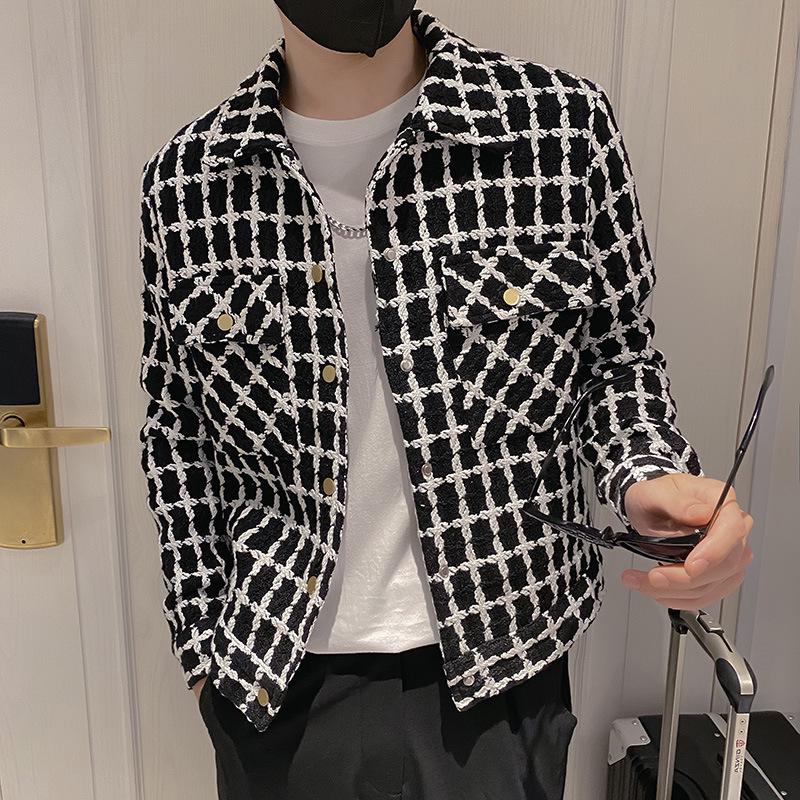 

2023 Чоловіча модна вулична куртка вільного крою в стилі Гонконгу та Харадзюку L чорний