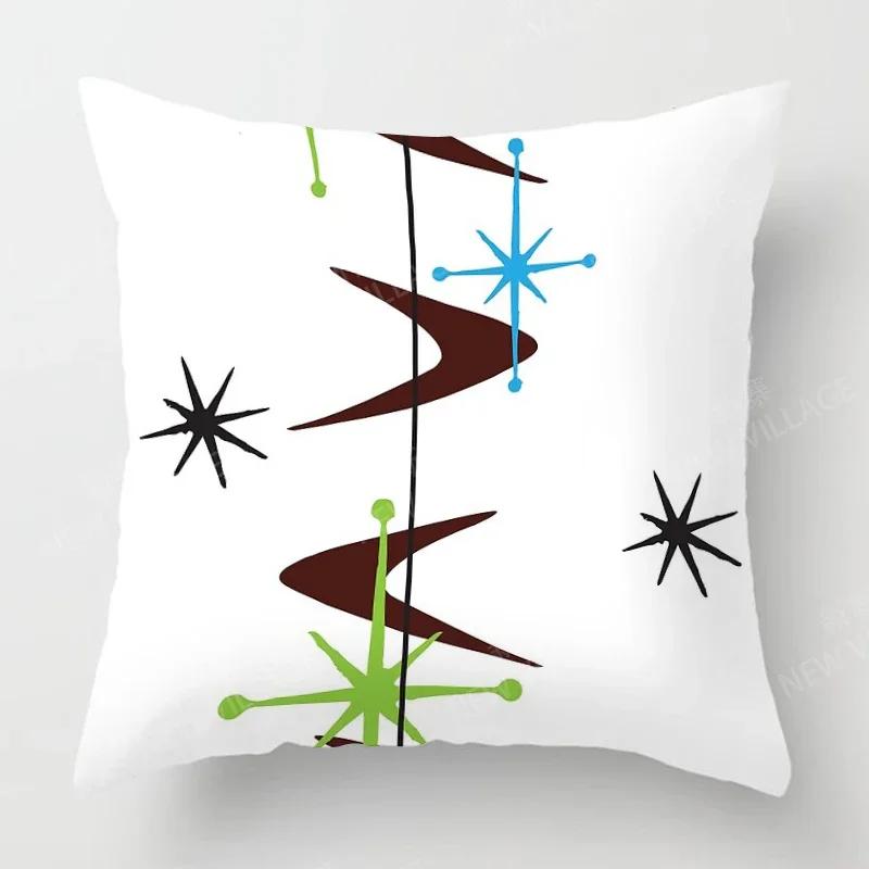 Nordic Fall Home Decor Autumn Throw Pillow Case Sofa Cushion Cover Modern 45x45cm 45*45 50x50 60x60cm 40*40 40x40 Geometry 60*60