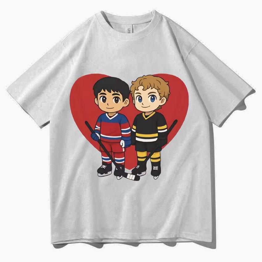 Heated Rivalry High Quality Tshirt Mens Womens Rivalry 81 and Hollander 24 Hip Hop Casual 100 Cotton Tee Shirt Teenagers Unisex