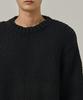ANALOG MOOD Heavy Warm Round Pullover Knit (Black)