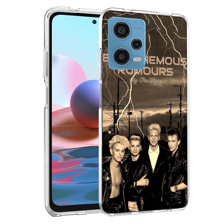 

Rock Band Depeches Modes Phone Case For Redmi Note 13 12 14 15 Pro Plus 13R 11 11T 11E 11S 10 Pro 10S 9 9S Cover Cell Clear TPU Redmi Note 14S