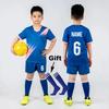 Boys Football Jerseys Shorts Socks Girls Team Kicking Sportswear PlayBall Uniforms Children Soccer Shirts Clothing Blue