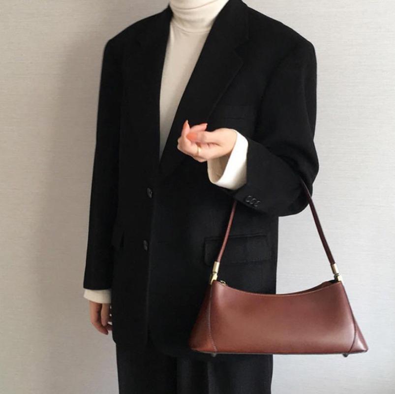 New Early Spring Korean Designer Bag Trendy Minimalist Crossbody and Tote Handbag for Women