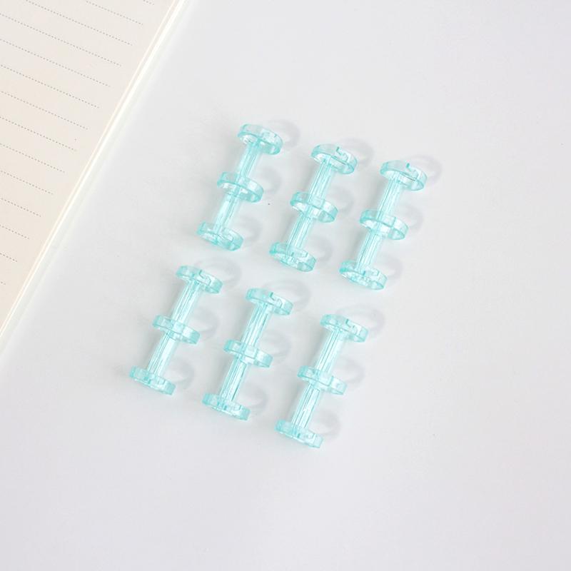 

Прозора оболонка для 3-кільцевого швидкозшивача «Зроби сам» зі знімними кліпсами для 6/9 отворів для вільного листування