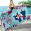 Animation Series P-Pucca Microfiber Printed Beach Towel Mountain Climbing Yoga Beach Swimming Running Absorbent Soft Towel