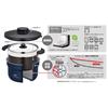 Thermos Vacuum Insulation Cooker Shuttle Chef 2.8L (For 3 to 5 people) Navy Cera Protect Coat KBJ-3002 NYY