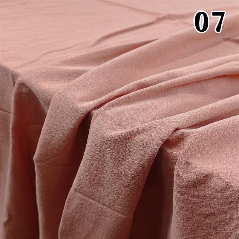 100x138cm Summer Thin Sand Washing Imitation Linen Fabric Washed Cotton Fabric DIY Sewing Hanfu Dress Shirts Background Cloth