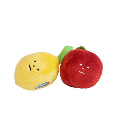 Dingdog Pet Gaeruts Lemon Aepong Squeak Toy Set + Postcard, Mixed Colors, 1 Set