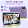 Android 16 Kindertablett, 10,1 Zoll, 24 GB RAM + 64 GB ROM, Schutzhülle mit Ständer