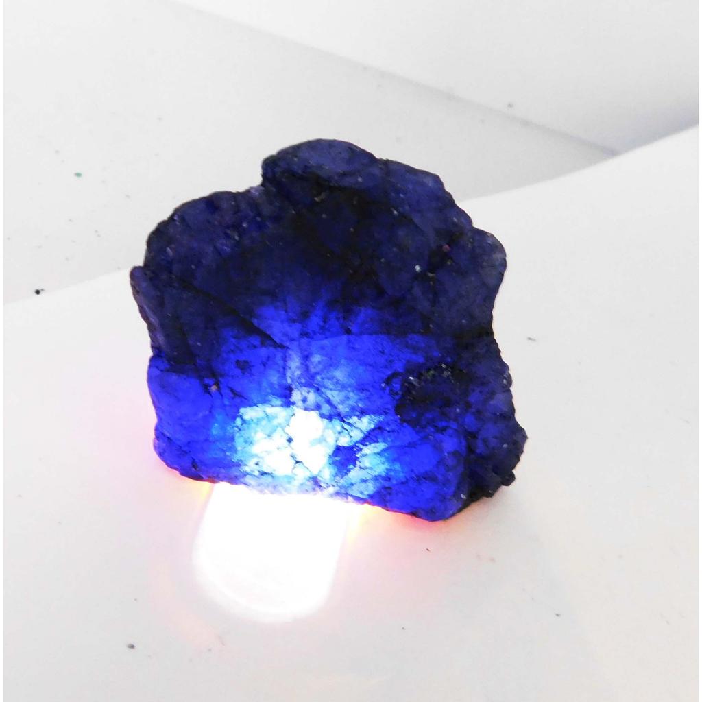 213 Ct Natural Sapphire Huge Rough Earth Mined CERTIFIED Blue Loose Gemstone AZ-210