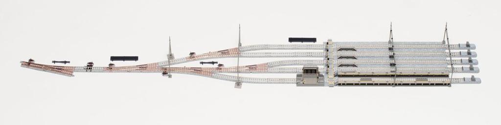 TOMIX N Gauge Depot Rail Set 91016 Railway Model Supplies Silver