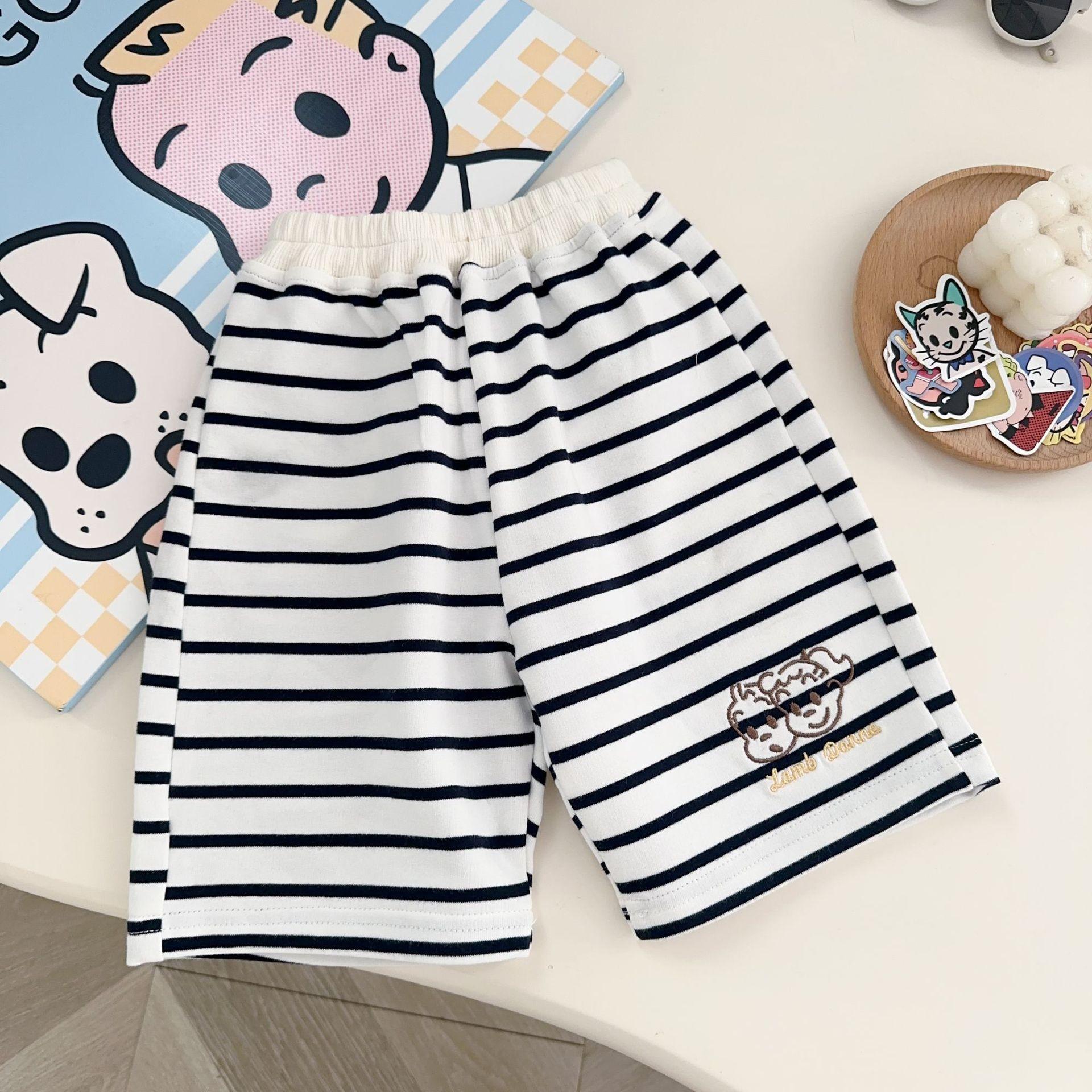 2026 Summer Cartoon Kids  Short-Sleeve Two-Piece Set 100cm