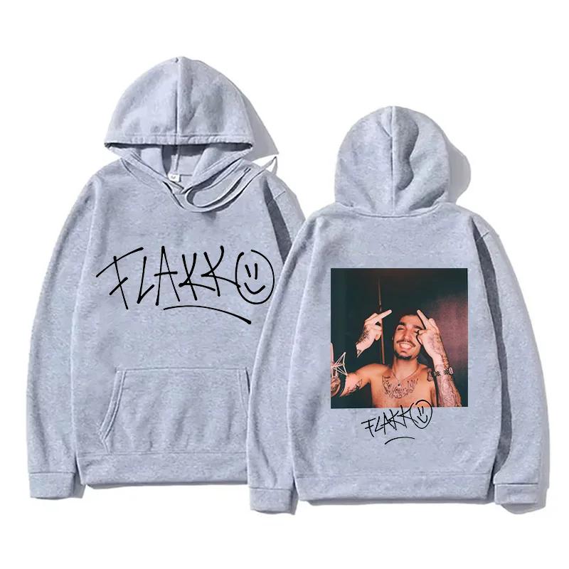 100% Polyester Men's Fleece Hooded Sweatshirt, Loose Print, Lazy and Warm