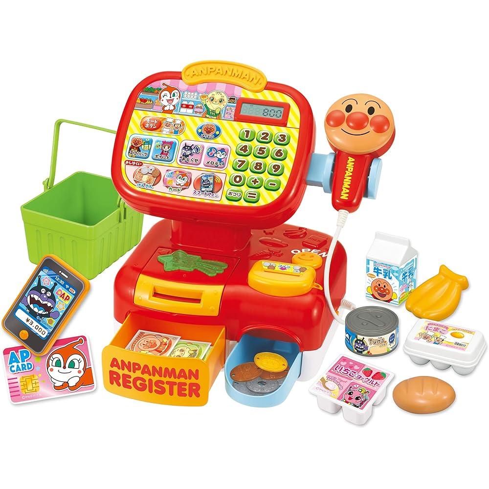 SEGA FAVE Anpanman Self Checkout Register Toy with Sound and Light Features for Kids