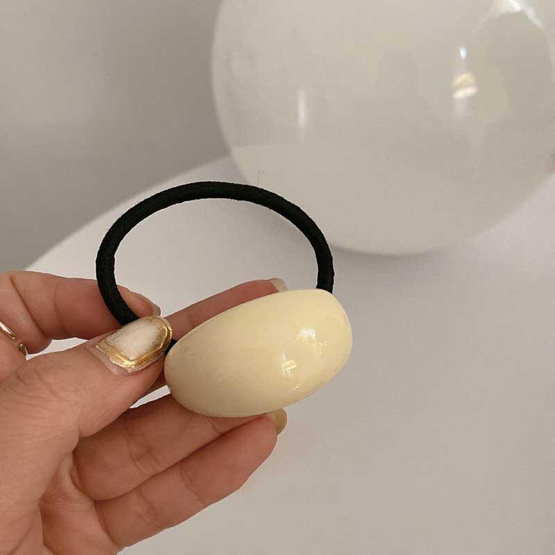 Nowa Akrylowa Duża Podwójnie Zakrzywiona Opaska do Włosów z Teksturą Imitacji Marmuru, Geometryczne Gumki do Włosów, Akcesoria do Włosów dla Kobiet