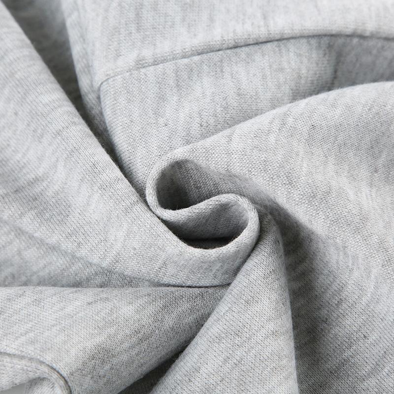 Fashion Solid Casual Sweatpants Women Pockets Low-Waisted Straight Lge Pants Spring Autumn Drawstring Basic Trouser