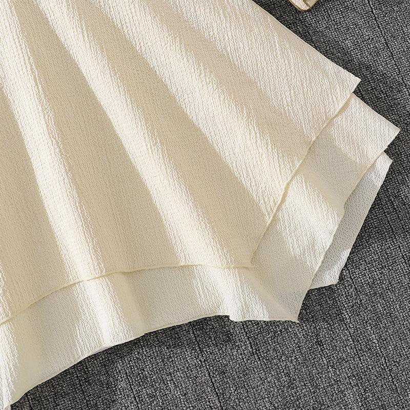 Modisches Mädchenkleid für Frühling und Sommer, Elegantes Neckholder-Spitzenbesatz-Kleid mit unregelmäßigem Saum für Kinder