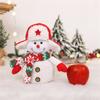 Christmas Santa Snowman Elk Plush Pendant Creative Xmas Tree Hanging Decorations for Kids Familes Christmas Gifts