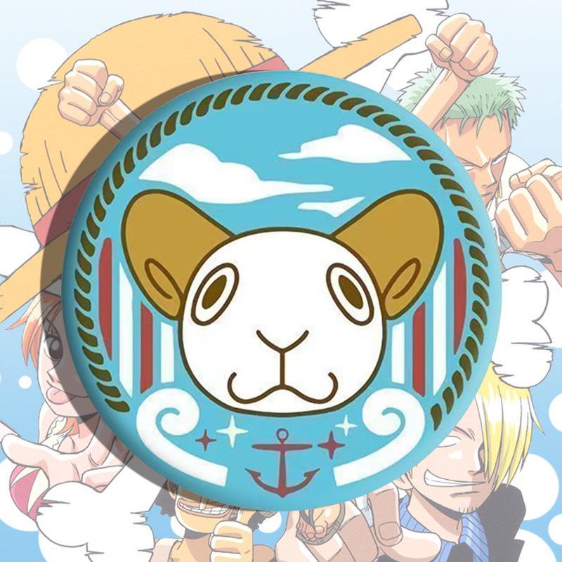 Badge Anime Japanese Cartoon Pin Metal Enamel Brooch Cosplay Accessories Luffy Zoro Nami Chopper Sanji Collection