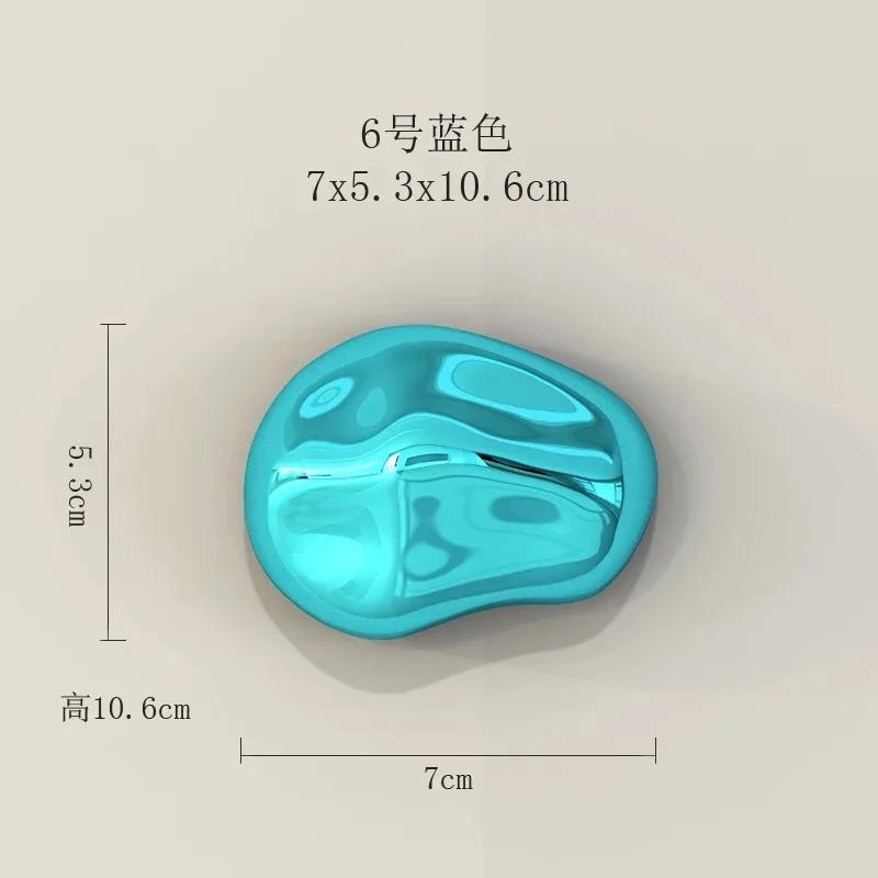 Light luxury wall decoration Creative electroplated stone wall decoration Modern handicraft Shopping mall hotel wall pendant