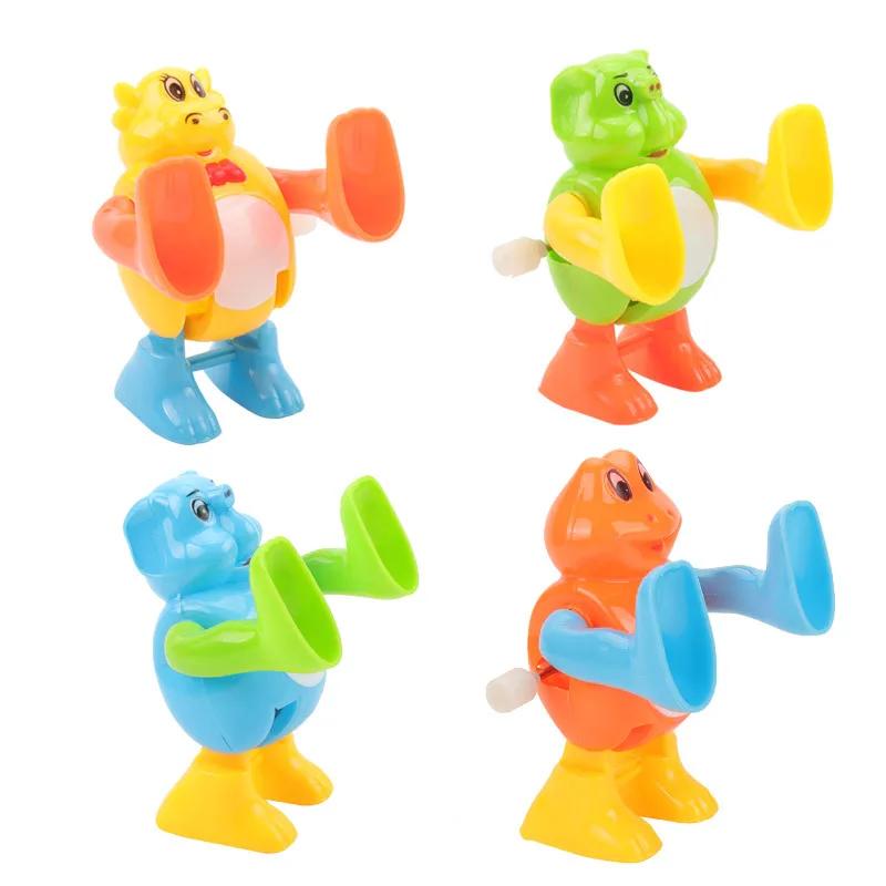 لعبة ميكانيكية جديدة للأطفال كرتون لف إبداعي دوار قلاب حيوان لغز حيوان صغير هدية طفل