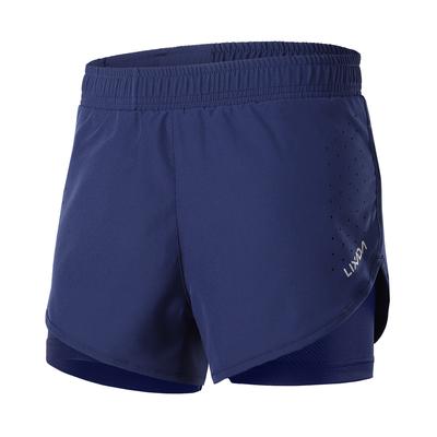 Lixada Women 2-in-1 Running Shorts Quick Drying Breathable Active Training Exercise Jogging Cycling