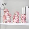 Wooden Snowman Ornaments 3PCS Christmas Ornaments Decorative Cute Festive Figures Creative Seasonal High-definition Printing Crafts for Holiday