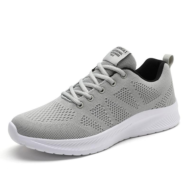 

Весенне-летняя спортивная обувь для внешней торговли, мужская новая модная спортивная повседневная обувь, мужская дышащая обувь из летучего трикотажа, тренд Цзиньцзян 45