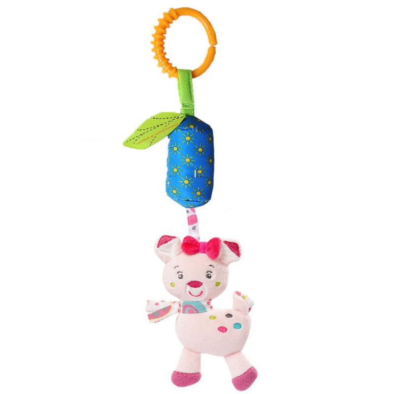 

Baby Crib Stroller Hanging Toy Rattle Pendant Plush for Newborn Baby Infant Cat
