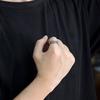 Adjustable Open Ring Men Women Copper Vintage Geometric Wing Design Retro Style Fashion Accessory