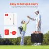 Backyard Golf Game 3 Hole Portable Bucket Golf Game for Kids and Adults