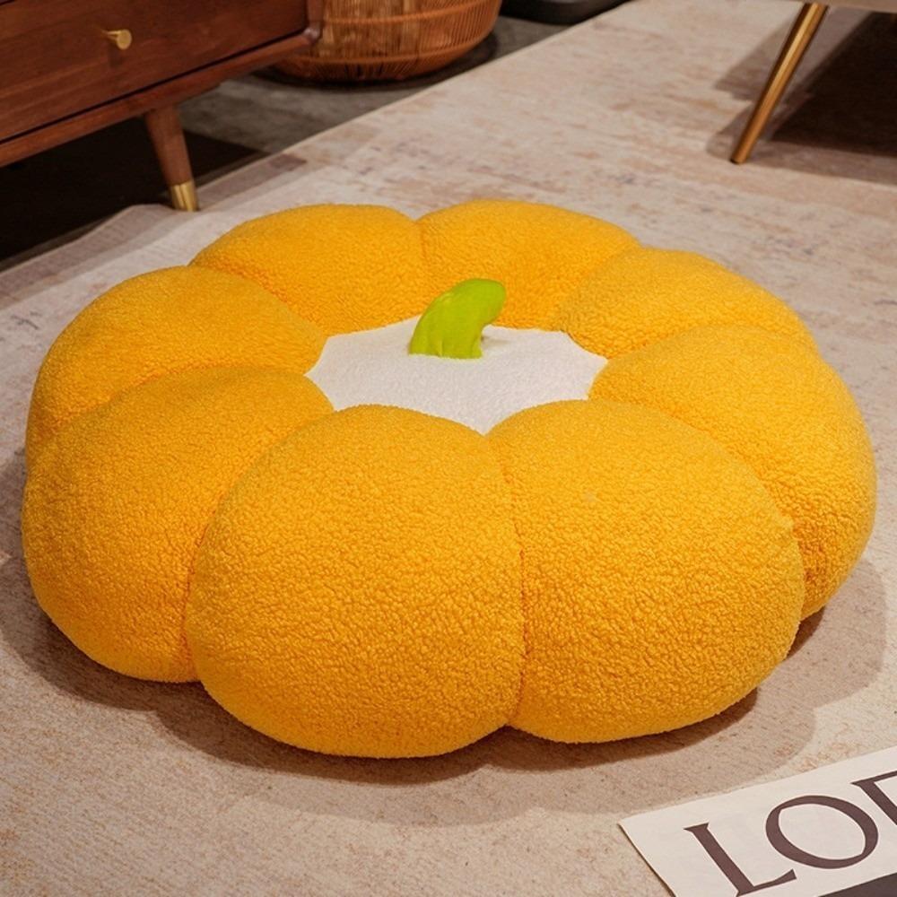 Plush Tatami Mat Flurry Soft Pumpkin Pillow Cute Pumpkin Cushion Futon  Living Room