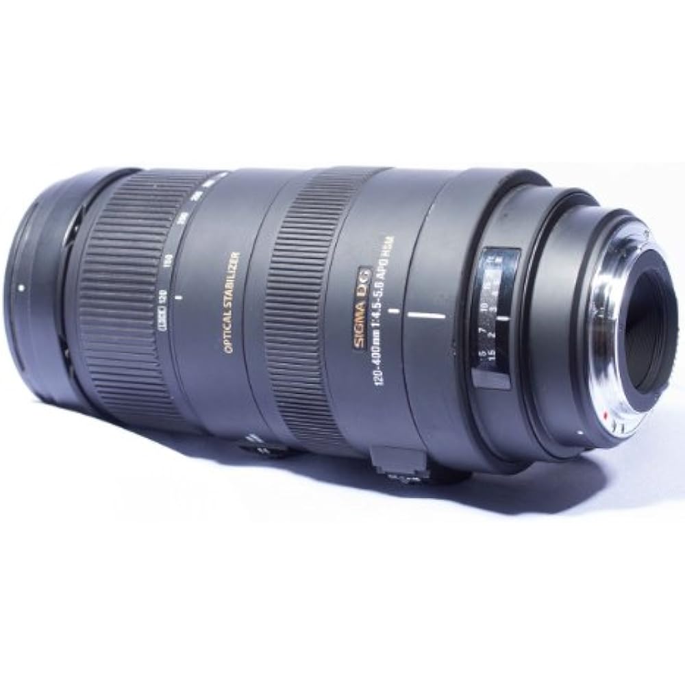 Sigma Telephoto Zoom Lens APO 120-400mm F4.5-5.6 DG OS HSM Full Size Compatible with Canon