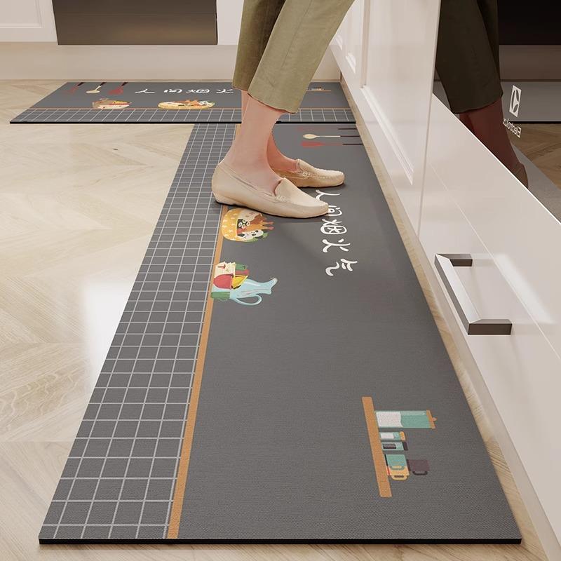 Diatomeeënaarde Nieuw Model Vloerkleed Waterabsorberend en Antislip Eenvoudig Keuken Eetkamer Wasruimte Voetmat Huisdecoratie 50X160CM
