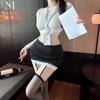 New Sexy Underwear Pure Desire To Wrap Buttocks OL Secretary Uniform Temptation Flirting 9618