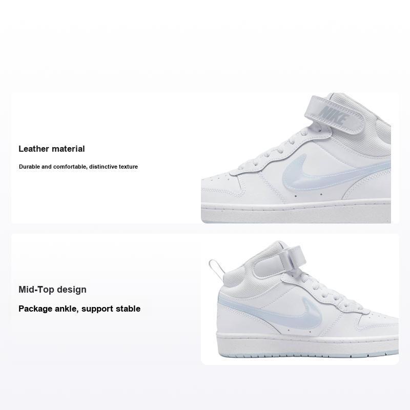 Nike Court Borough Mid 2 GS White Aura Kinder-Sneaker Summit-White CD7782-109
