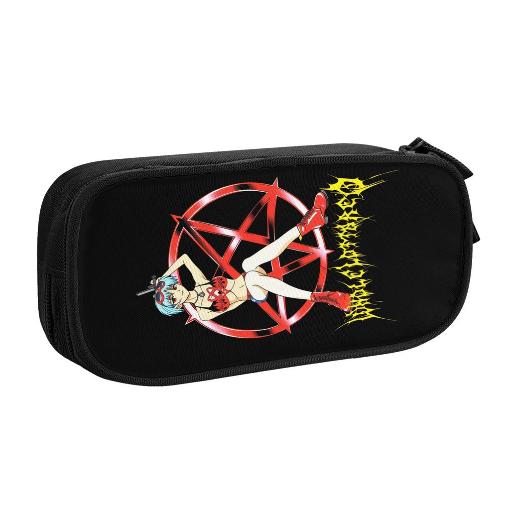 Playboi Carti Cute Pencil Cases Boy Girl Big Capacity Rapper Singer Hip Hop Pencil Bag Pouch Students Stationery