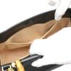 GUCCI leather 2 way bag Handbag leather black Women 459076 Used