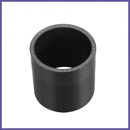 80mm 3.15"ID Universal Straight Silicone Coupler Pipe for Car 76mm Black