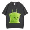 Funny Cat Meme T Shirts Unisexs Women Casual Cotton Vintage Tshirt Fashion Short Sleeve Oversized Harajuku Tshirts Streetwear