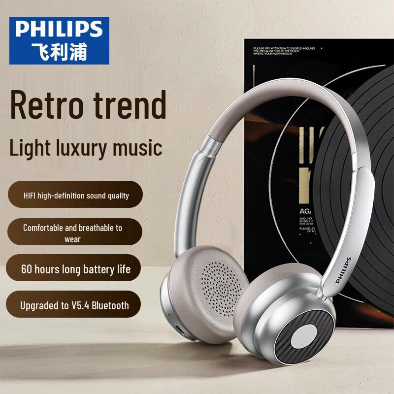 Philips TAH1129 Retro Over-Ear Headphones