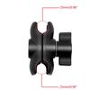 25mm Ballhead Double for Head Clamp Kit Motorcycle Double C for Head Clip Action Camera Bracket