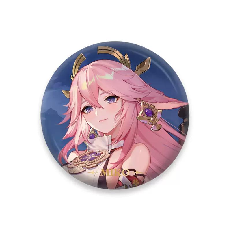 Sunsyea Genshin Impact Official Merch miHoYo Original Authentic Theme Series Badge Xiao Kazuha Zhongli Shogun Venti Klee Yelan