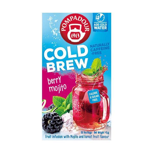 

Pompadour Cold Brew Ягодный Мохито 18 Чайных Пакетиков x 10 Пачек (71332)