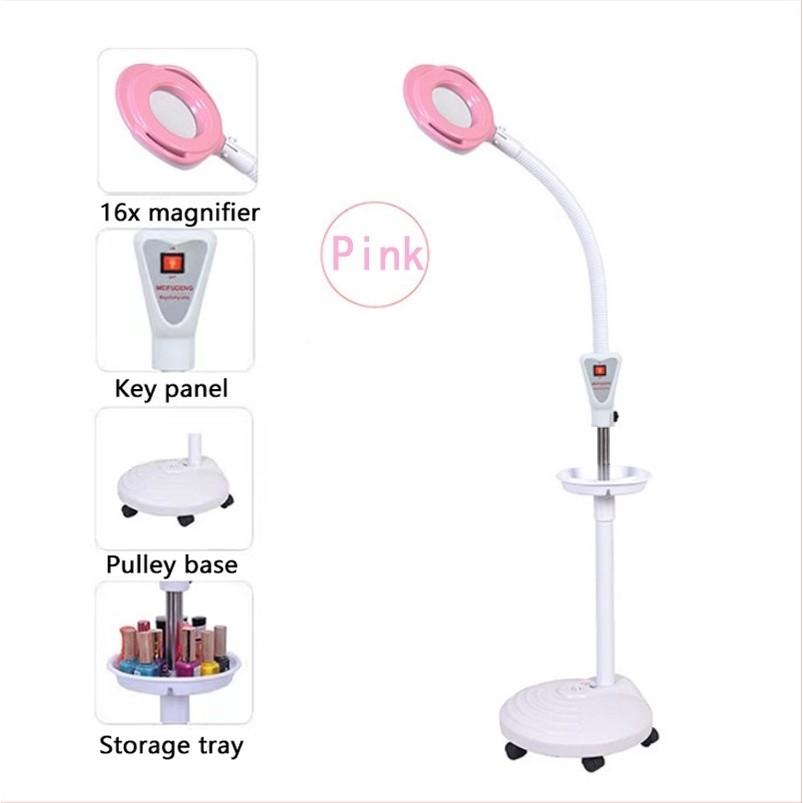 2-in-1 Facial Steamer Rehydration Machine Multi-functional Sprayer Facial Magnifying Lamp Professional Beauty Equipment