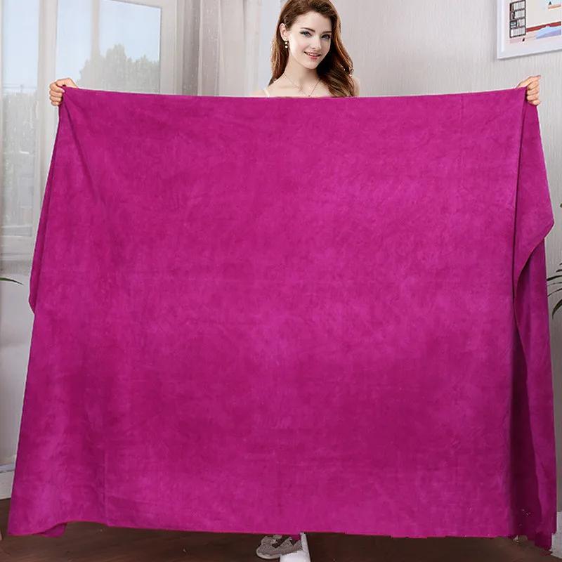 Super Large Microfiber Bath Towel,Soft, High Absorption And Quick-Drying, Sports, Travel, No Fading, Multi-Functional Use Grey