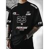 Fashionable Men's New Skull Print Micro Elastic Soft and Breathable Round Neck T-shirt Outdoor Urban High Street Top