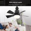 2024 Small Ceiling Fan Light with Removable Blades, E27 Base - Ideal for Bedrooms and Living Rooms