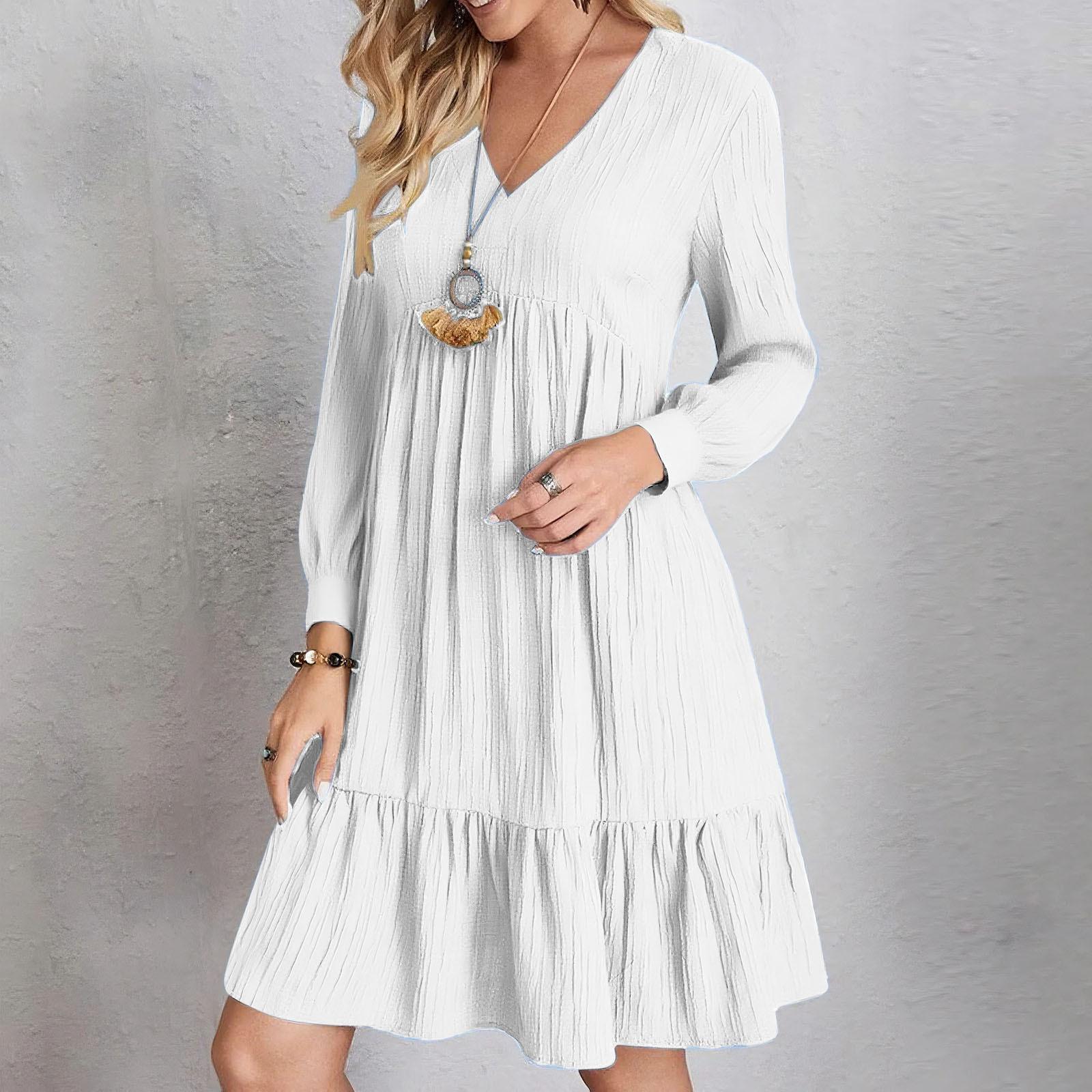 

Женские летние платья Свободное платье с карманами S бежевый