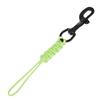 Diving Clip Lanyard Braided Portable Anti-Lost Strap Diving Ended Bolts Snap Buckle Practical Metal Clip Hook Diving Swivel